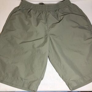 Reebok Men's Sage Green Shorts, medium, like new, pet/smoke free home